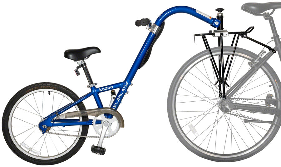 Bicicleta remolcada Burley Kazoo - Una sola velocidad, azul