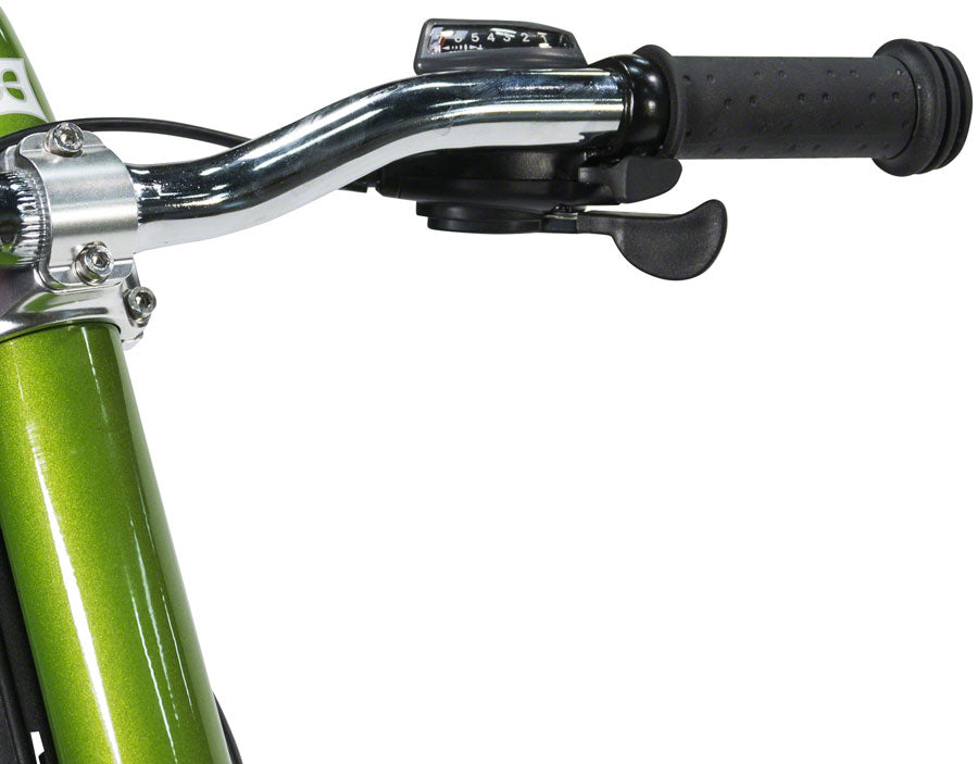 Bicicleta remolcada Burley Piccolo - 7 velocidades, color verde
