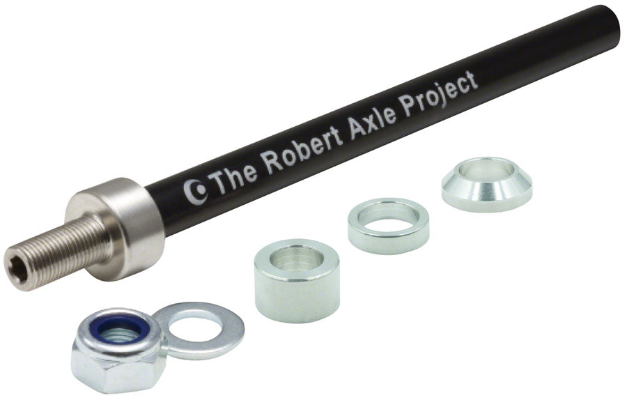 Remolque para niños Robert Axle Project, eje pasante de 12 mm, longitud 175-183 mm, rosca de 1,0 mm