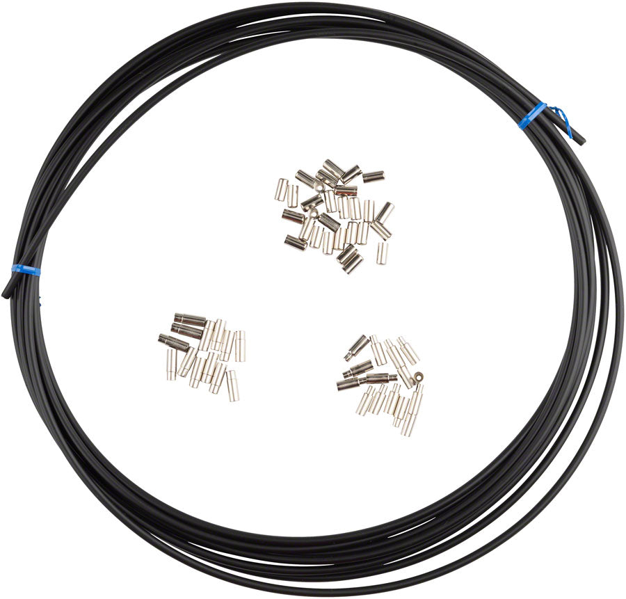 Carcasa de cambio Shimano SIS SP51 (5 mm x 25 pies), incluye tapas de extremo, color negro