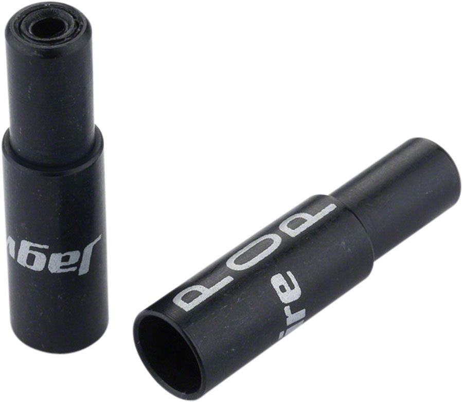 Tapa de extremo POP Jagwire de 5 mm para carcasa de freno sin compresión (botella de 10 unidades), color negro