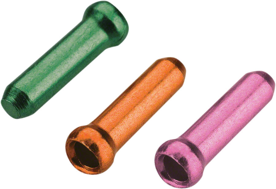 Terminales de cable Jagwire de 1,8 mm, color Cash/Tango/Rosa (bolsa de 90)
