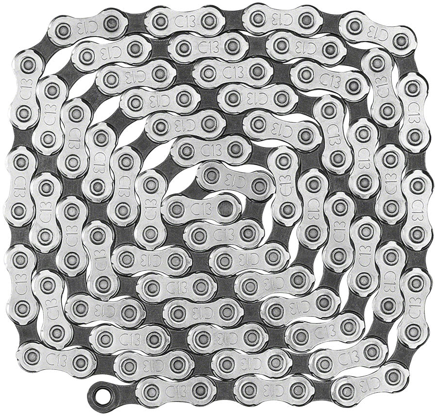 Cadena Campagnolo EKAR - 13 velocidades, 117 eslabones, color plata, con eslabón C