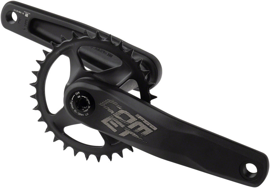Juego de bielas Comet HD Modular 1x Full Speed Ahead - 175 mm Shimano 12 velocidades 32 dientes Eje MegaExo de montaje directo BLK 177 mm Factor Q