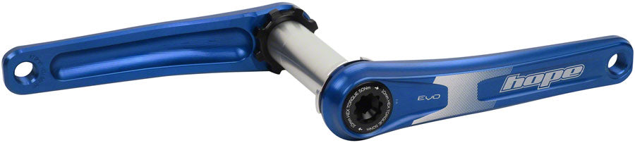 Juego de bielas Hope Evo de 175 mm con montaje directo y eje de 30 mm para espaciado trasero de 135/142/141/148 mm, color azul