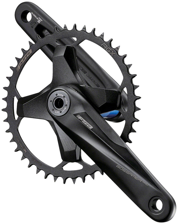Juego de bielas Gossamer Pro Modular AGX+ 1x, 175 mm, 11/12 velocidades, 42 dientes, 120 mm BCD, interfaz de eje 386 EVO, color negro