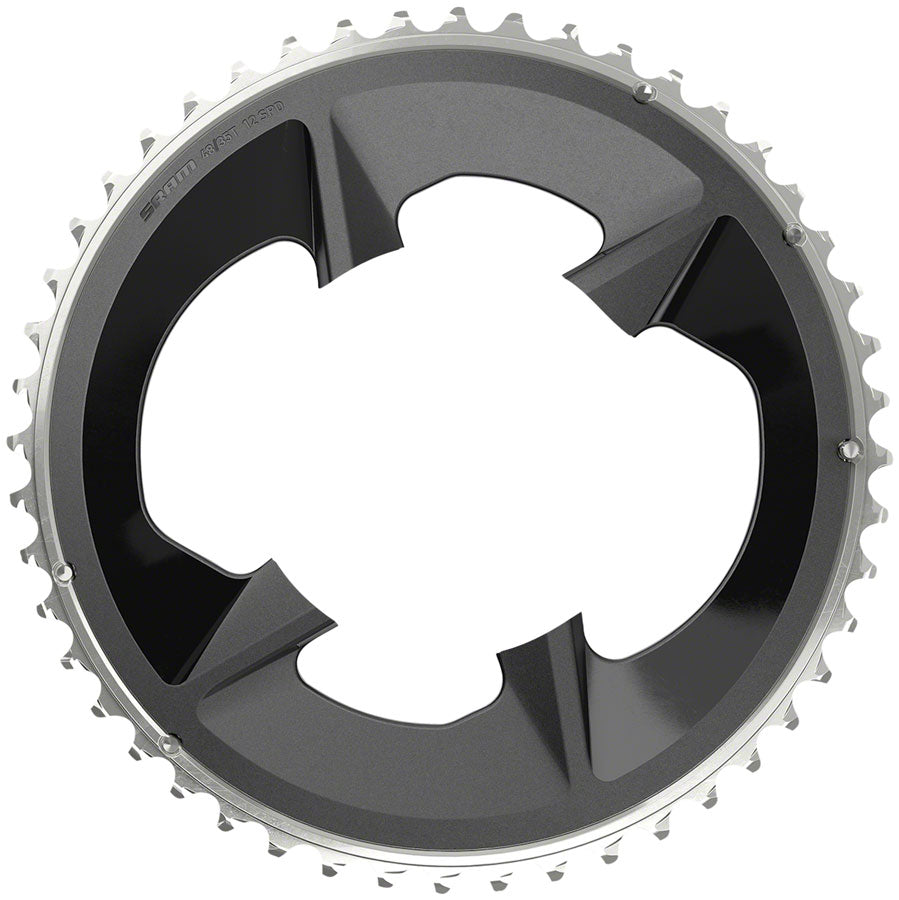 SRAM Rival 2x12-Speed Chainring - Black - Outer, 48t