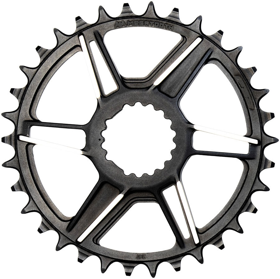 Plato N11 de montaje directo con gradiente Full Speed Ahead - 34 dientes, compatible con montaje directo FSA, Shimano de 11 velocidades, SRAM de 11/12 velocidades, negro