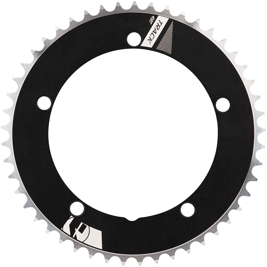 Plato FSA NS Track, 1x 54 dientes, 144BCD, patrón de 5 tornillos, ancho de cadena de 1/8", negro
