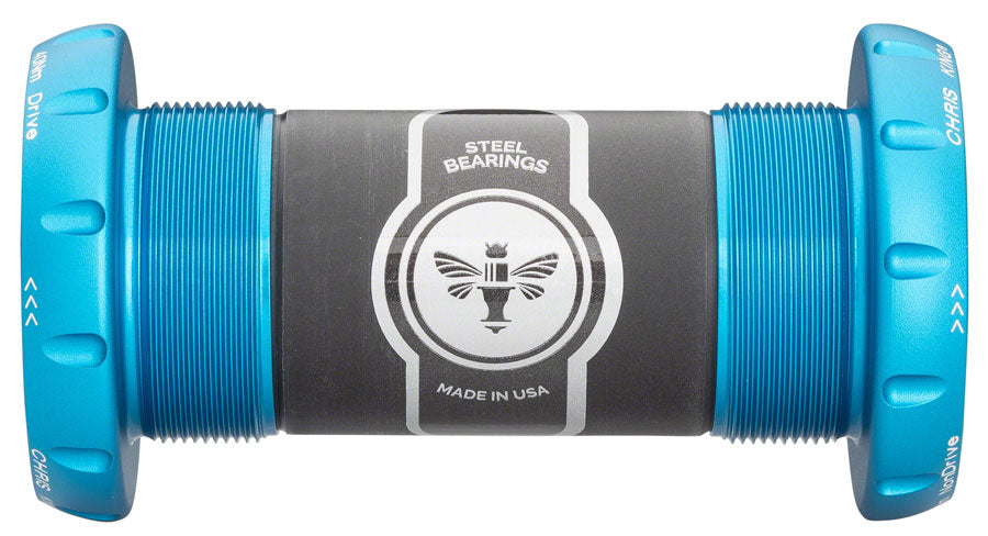 Kit de ajuste de pedalier Chris King ThreadFit 30 (1 unidad, inglés) para DUB Mountain, turquesa mate