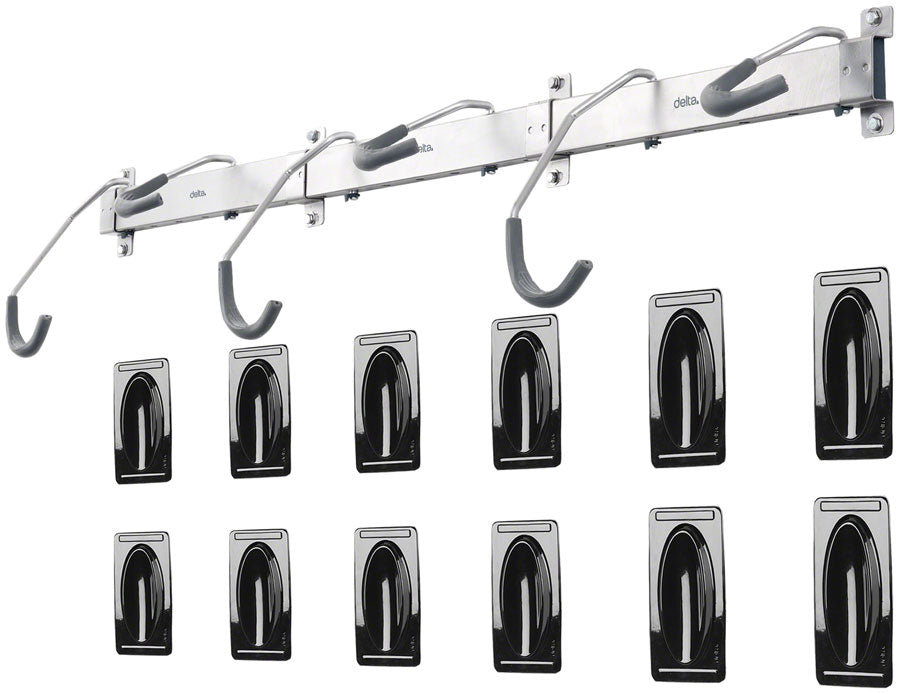 Delta Heavy Duty Track Rack Wall Mount Bike Rack