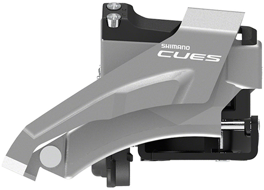 Shimano CUES FD-U4000-D Front Derailleur - 9/10-Speed Double 36/40t Max BLK/Silver