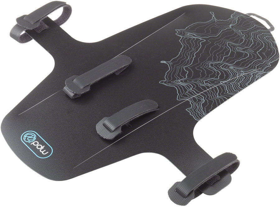 Guardabarros Portland Design Works Mud Shovel 6.5 Fat - Montaje en horquilla, color negro