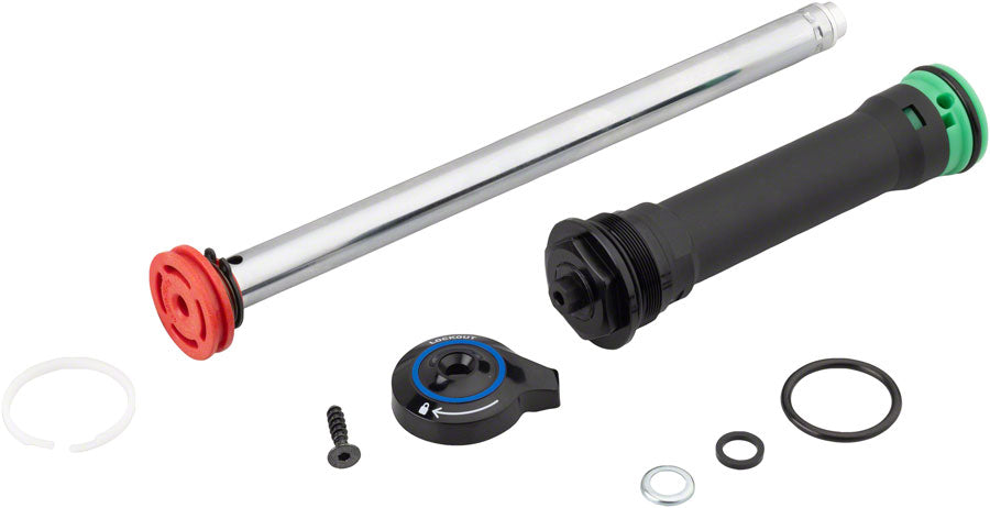 Conjunto de amortiguador de horquilla RockShox - Corona con resorte giratorio 27,5/29 80/100, ajuste de corona, rosca de 0,8 mm, XC30 B3-B4 2018-2020/Judy TK B1 2021