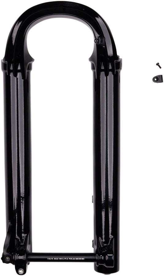 Conjunto de pata inferior FOX - 2021 38 27.5 pulgadas 180 MAX 15x110 QR Fox Shiny BLK FS