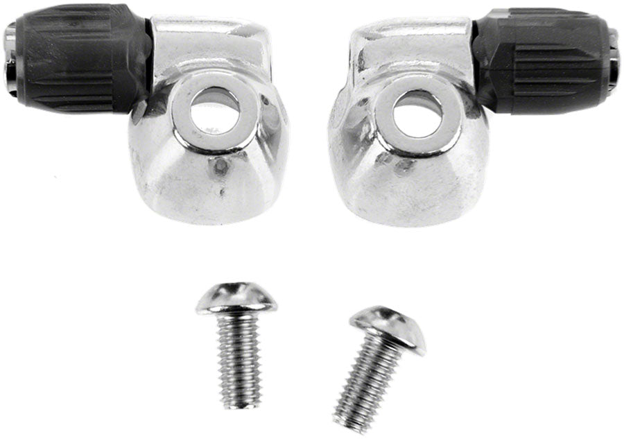 Conjunto de tope exterior Shimano SM-CS50 (para cuadro de aluminio ligero, tubo inferior plano, protuberancias de cambio, par derecho e izquierdo)