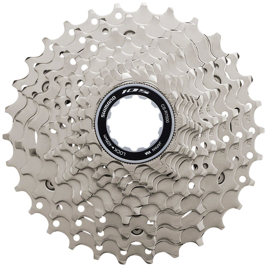 Cassette Shimano 105 CS-HG700-11 - 11 velocidades 11-34 dientes Plata