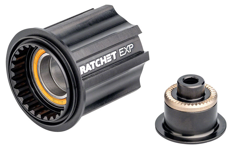 Cuerpo de buje libre DT Swiss Ratchet EXP - Campagnolo 9-12v Rodamiento cerámico de aluminio estándar QR x 130/135 mm Kit con tapa de extremo