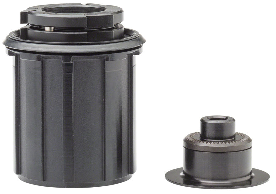Cuerpo de buje libre DT Swiss de 3 trinquetes - Shimano HG 11 MTN, rodamiento sellado estándar de aluminio/acero, cierre rápido x 130/135 mm, kit con tapa de extremo