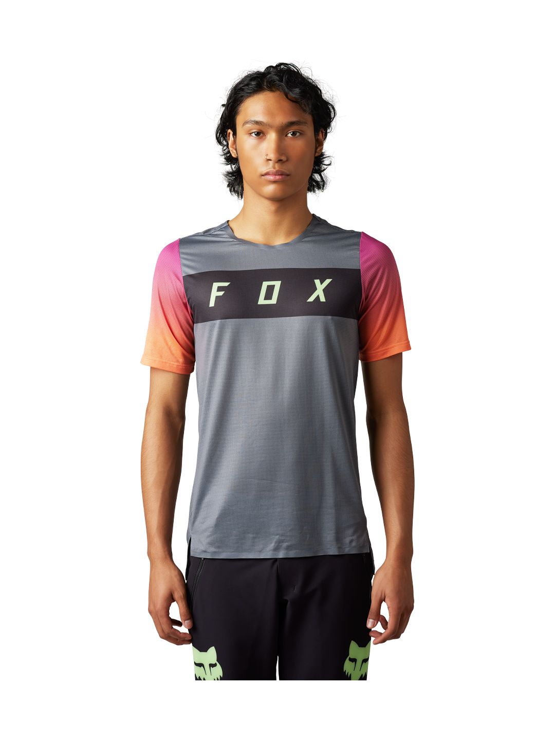 Jersey Fox Racing Flexair Arcadia grande gris/naranja