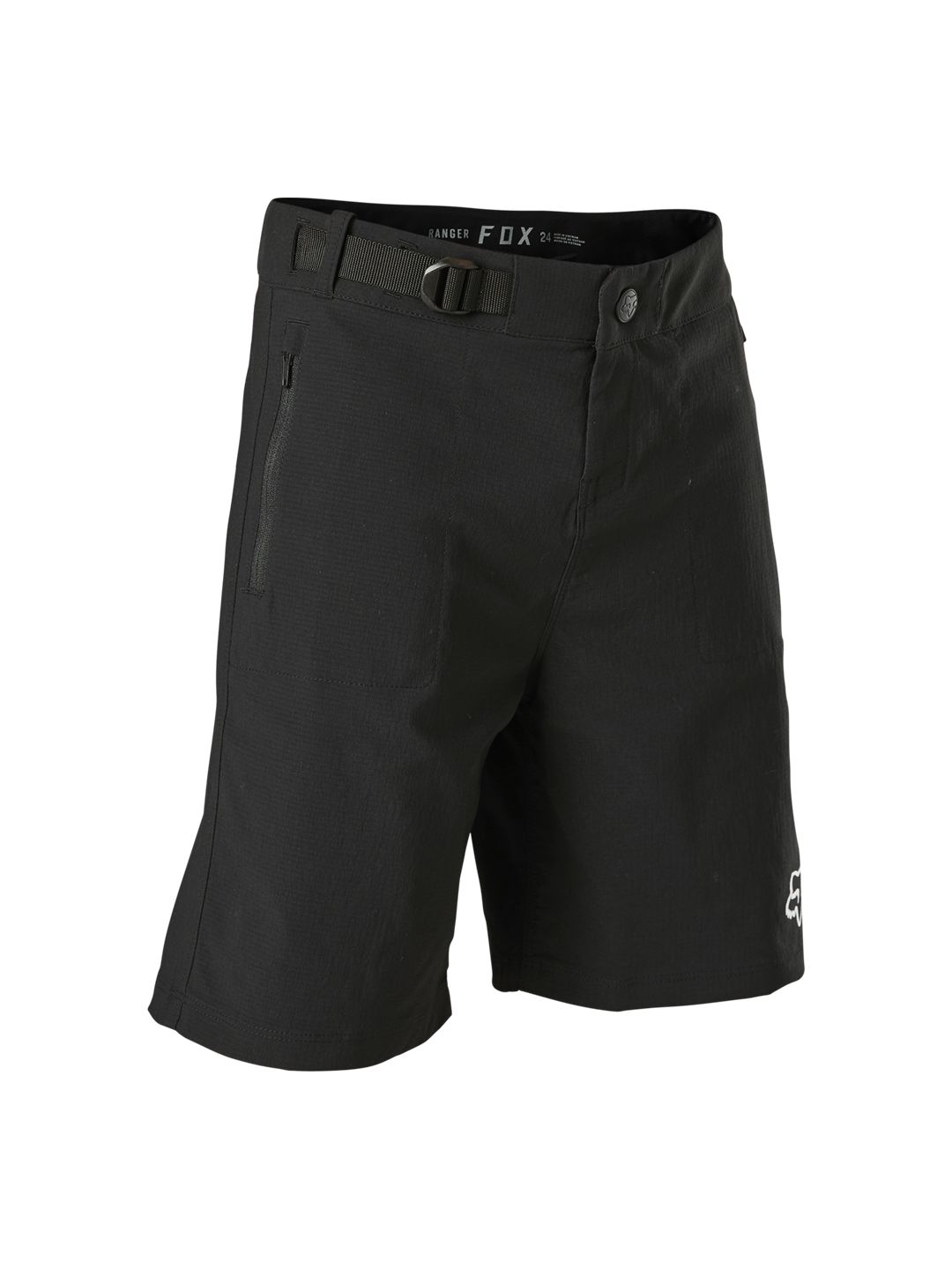 Pantalón corto Fox Racing Ranger Liner para jóvenes, 22 pulgadas, negro
