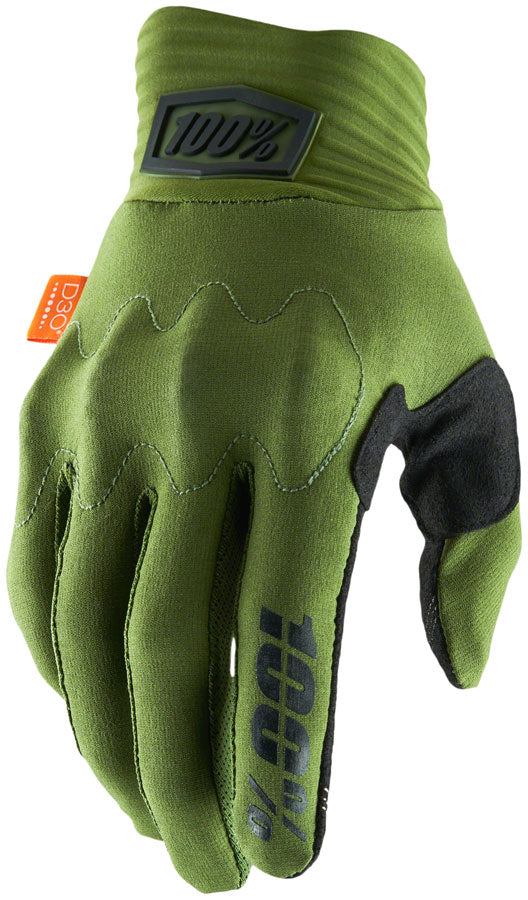 100% Cognito Smart Shock Gloves - Black, Full Finger