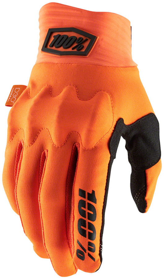 100% Cognito Smart Shock Gloves - Black, Full Finger