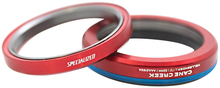 Kit de actualización de rodamientos para dirección Cane Creek Hellbender Lite - Compatible con Specialized Epic WC/Stumpjumper 15 2024 (superior: 49,5/40,5 | inferior: 52/40)