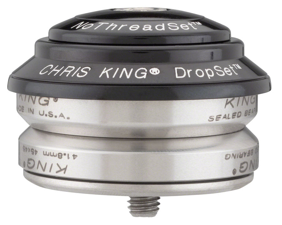 Juego de dirección Chris King DropSet 4 - 1-1/8" 42/42 mm 45 grados negro