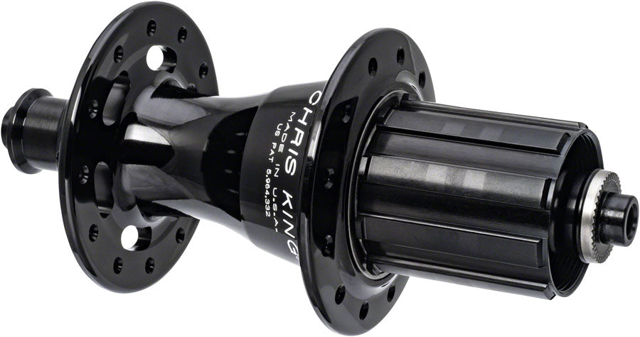 Buje trasero Chris King R45 - QR x 130 mm, freno de llanta HG 11 Road Black 32H