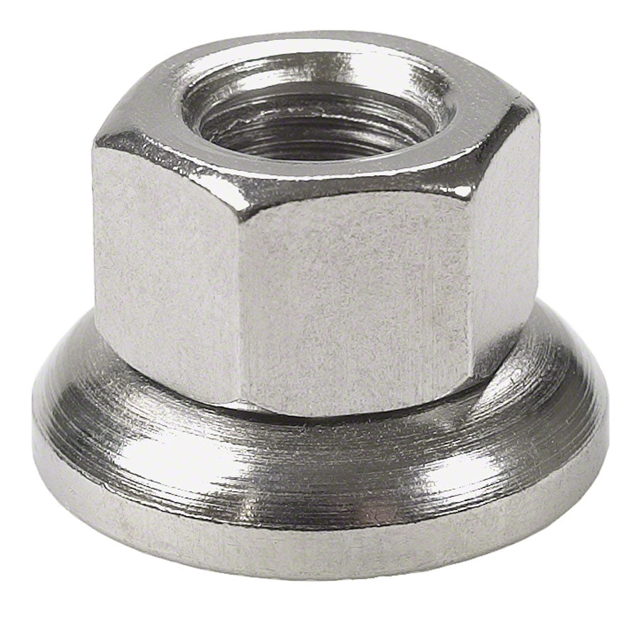 Tuerca de eje exterior delantero Problem Solvers de 9 x 1 mm con arandela giratoria. Se vende por unidad.