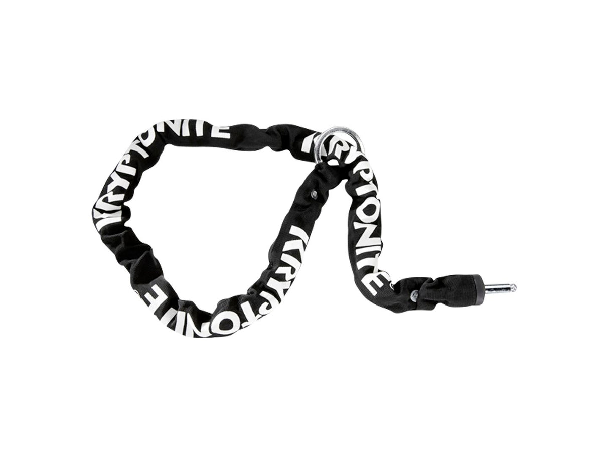 Candado de cadena enchufable Kryptonite 512 (para candado de anilla de 5,5 mm, 120 cm de largo, color negro)