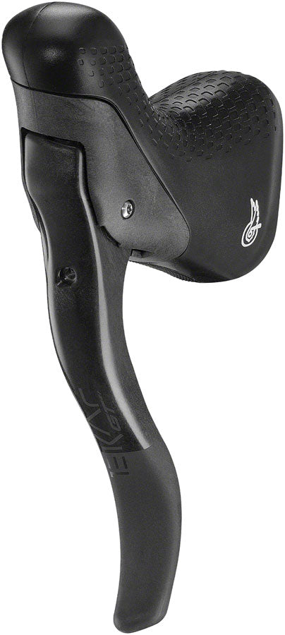 Maneta de freno Campagnolo EKAR GT Ergopower para pinza de freno de disco (izquierda/delantera) para pinza hidráulica de 13 velocidades y 140 mm de montaje plano, color negro