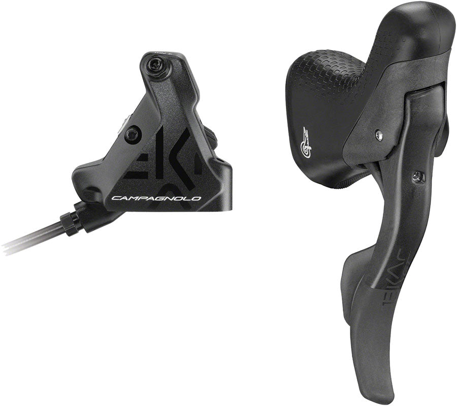 Maneta de cambio/freno Campagnolo EKAR GT Ergopower, pinza de freno de disco (derecha/trasera), 13 velocidades, 140 mm, pinza hidráulica de montaje plano, color negro