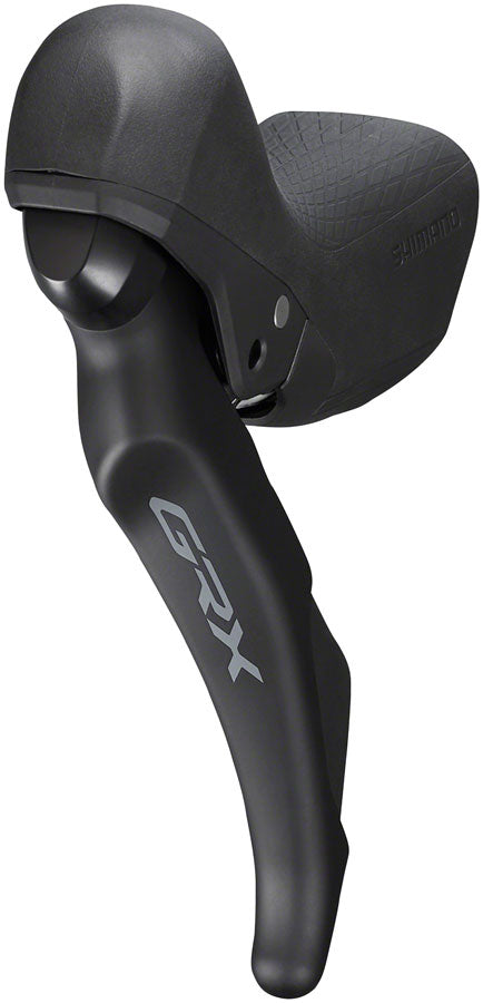 Maneta de cambio/freno Shimano GRX ST-RX600, pinza de freno de disco hidráulico BR-RX400 (izquierda/delantera, 2 pinzas de montaje plano, color negro)