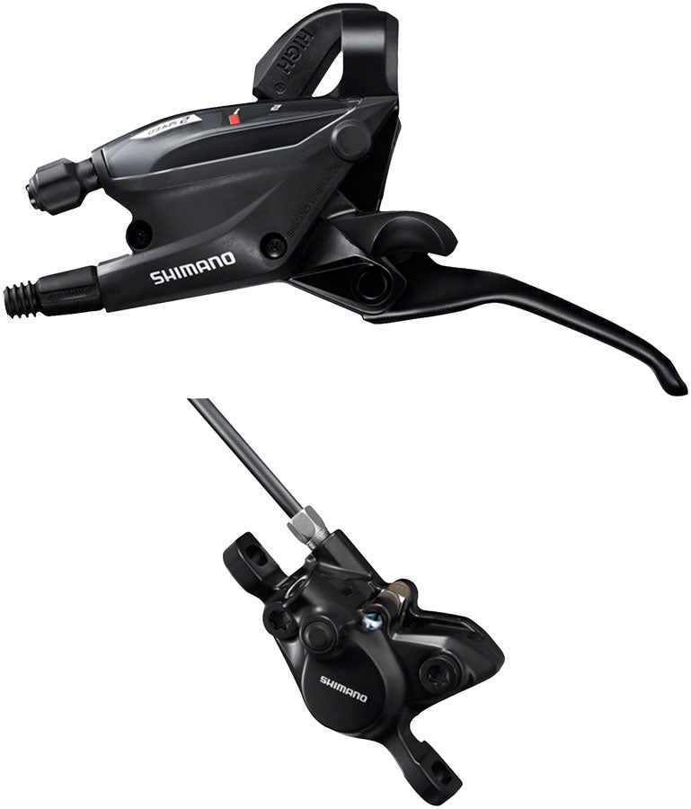 Shimano ST-EF505 EZ Fire Plus Shift/Brake Lever BR-MT200 Disc Brake Caliper