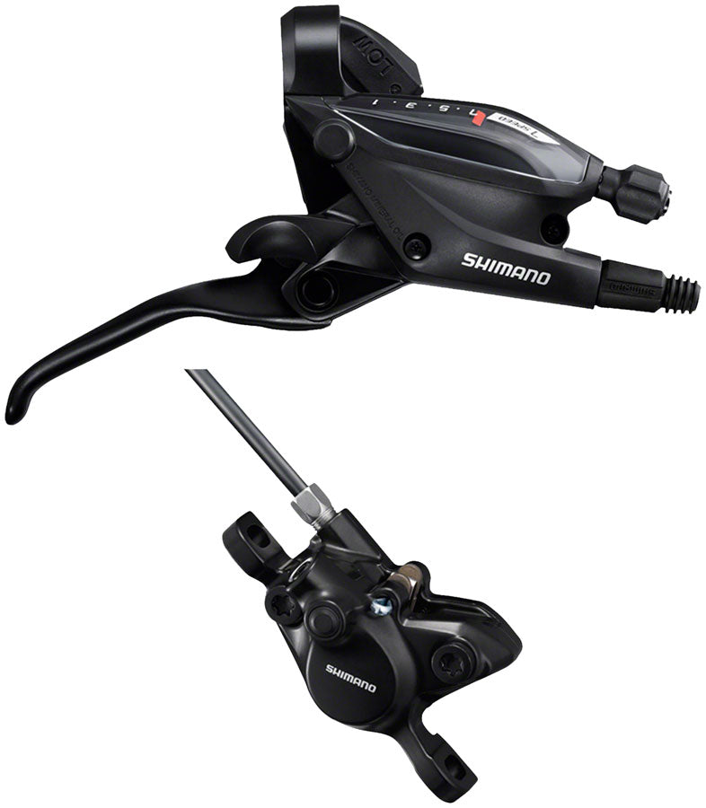 Shimano ST-EF505 EZ Fire Plus Shift/Brake Lever BR-MT200 Disc Brake Caliper