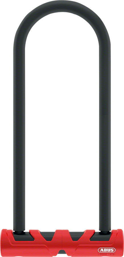 Candado en U Abus Ultimate de 11,8" con llave, color negro, incluye soporte