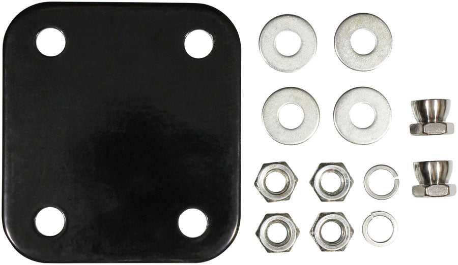 Kit de montaje de accesorios para anclaje al suelo Kryptonite Evolution para camión y remolque - Negro