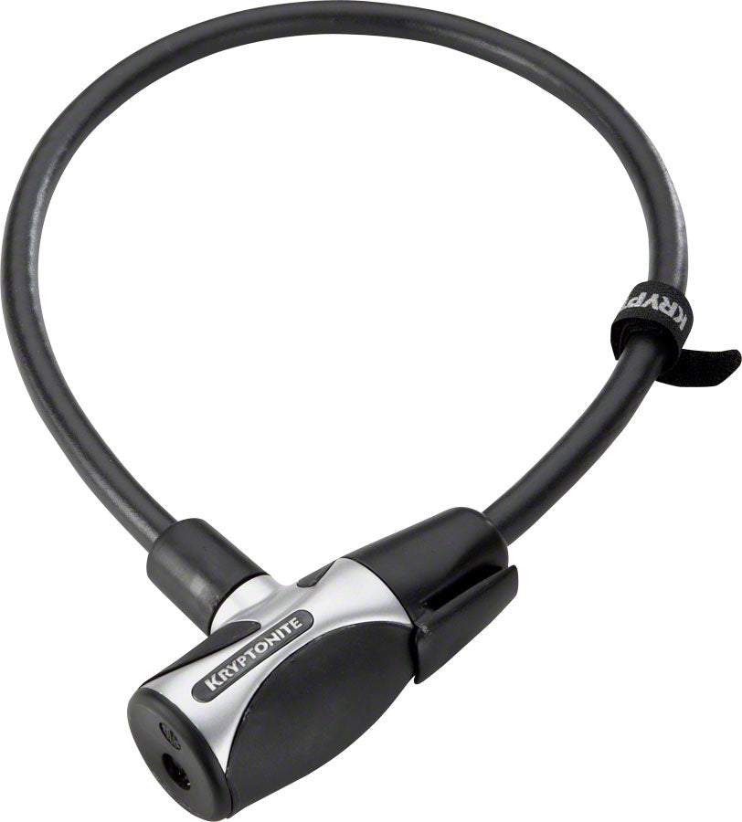Candado de cable Kryptonite KryptoFlex 1265 con llave (65 cm x 12 mm), color negro