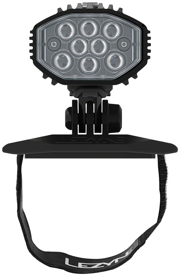 Faro delantero Lezyne Helmet Lite Drive 1200+ para casco (negro)