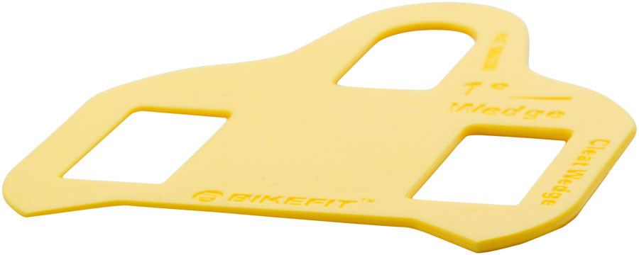 BikeFit Cleat Wedge - Look/Shimano Compatible 3-Hole 1 Degree 8-Pack