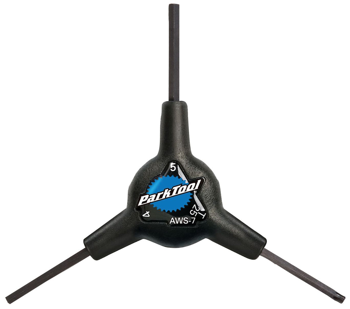 Llave de tres vías compatible con hexagonal/Torx Park Tool AWS-7C