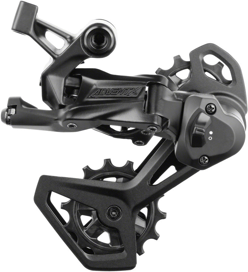 Desviador trasero microSHIFT ADVENT X V2 - Embrague de caja media de 10 velocidades ADVENT X Sword compatible BLK Ver. 2