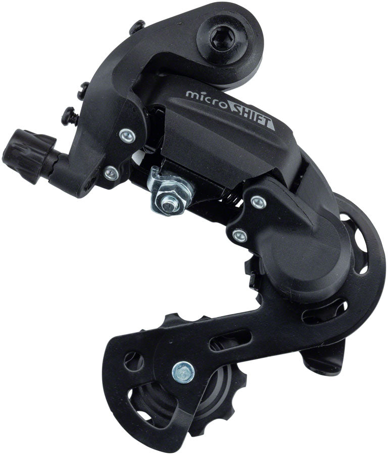 Desviador trasero microSHIFT M21 - 67 velocidades, jaula supercorta, negro
