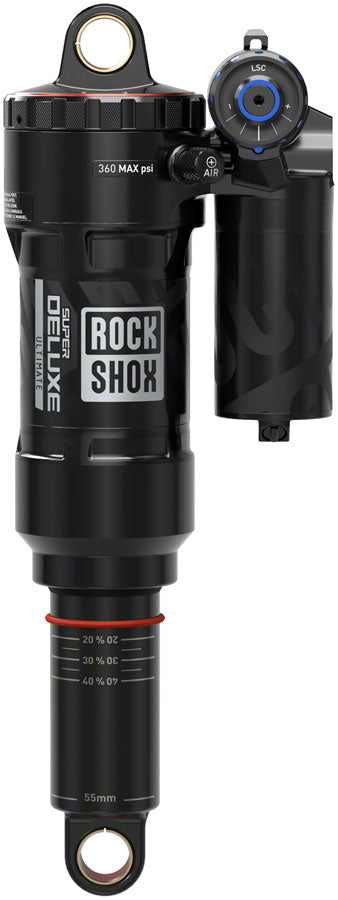 Amortiguador trasero RockShox Super Deluxe Ultimate RC2T - 230 x 65 mm, lineal Reb/L1Comp, 380 lb, L/O Std C1 YT Decoy 29, 2019+