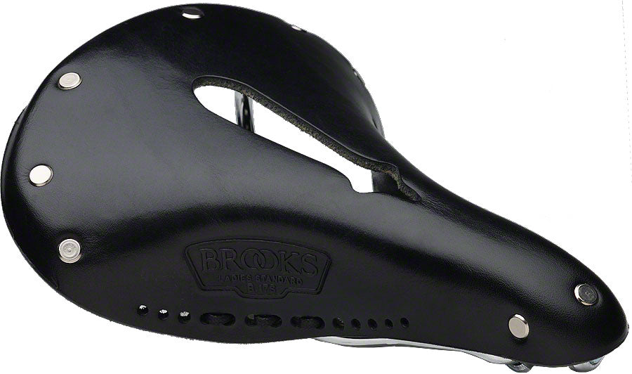 Sillín Brooks B17 Carved - Acero Negro para mujer