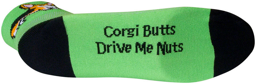 SockGuy Classic Ernie Socks - 3" Green Small/Medium