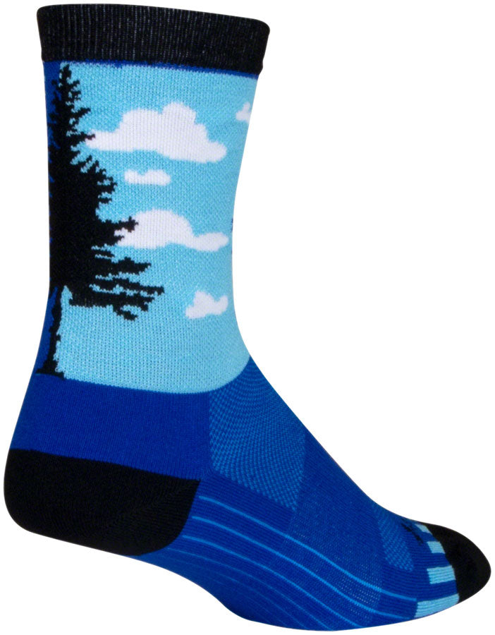 Calcetines deportivos SockGuy Night and Day (talla grande/extra grande) de 15 cm