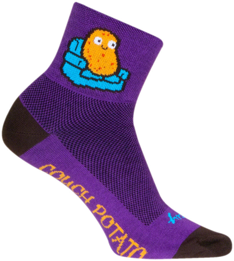 Calcetines clásicos estándar de patata SockGuy - Talla pequeña/mediana (7,6 cm)